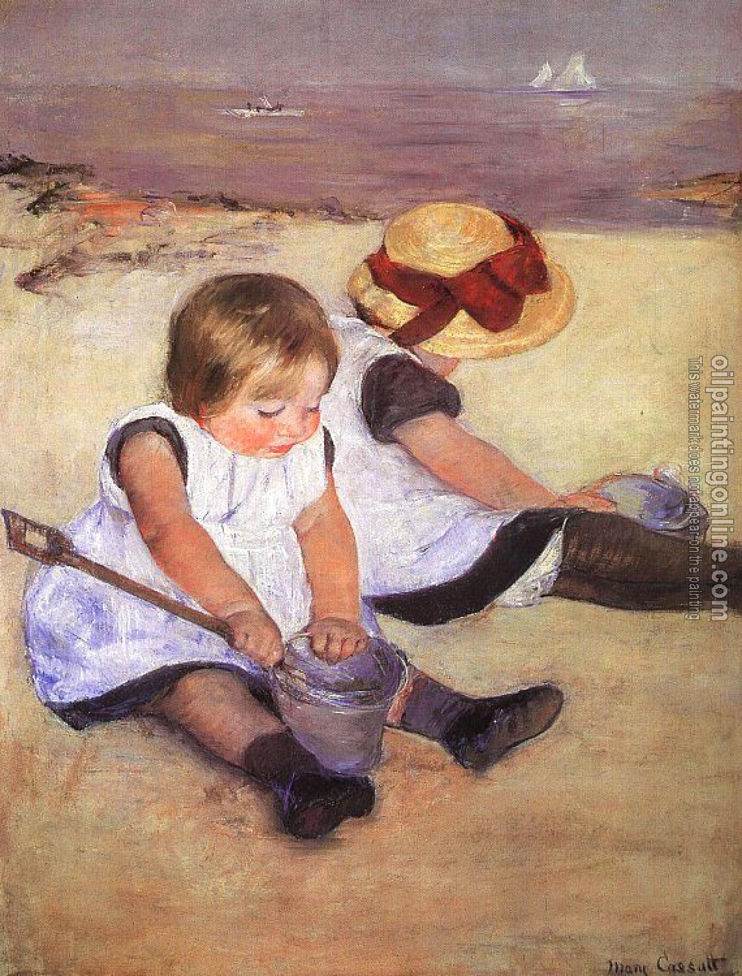 Cassatt, Mary - Children Playing on the Beach